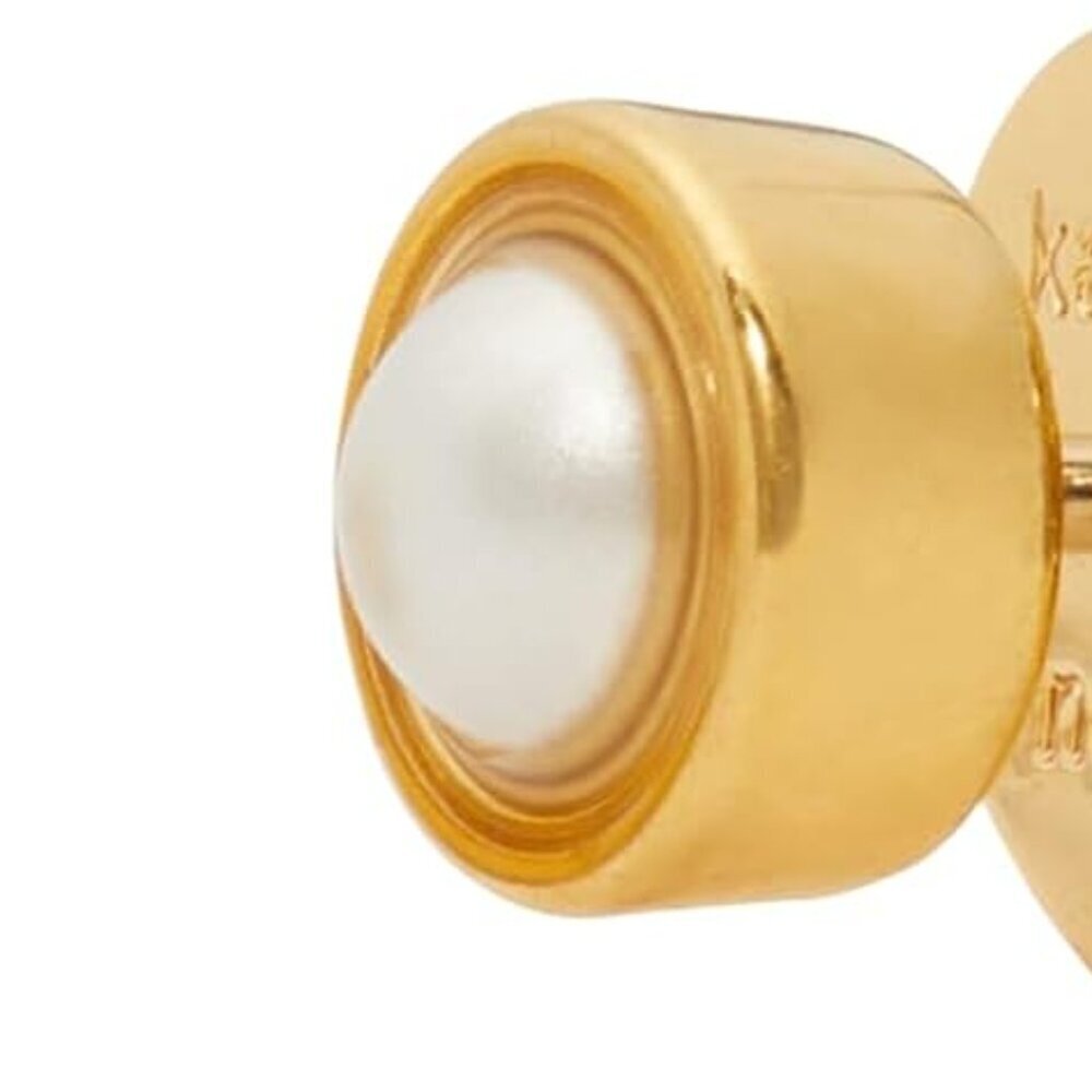 Small Stud Earrings Gold Plated Metal No Gemstone Womens Jewelry Gift